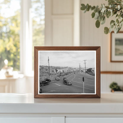 San Diego Highway Traffic Shift Change 1941