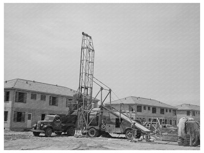 Concrete Mixer for Navy Housing Construction May 1941