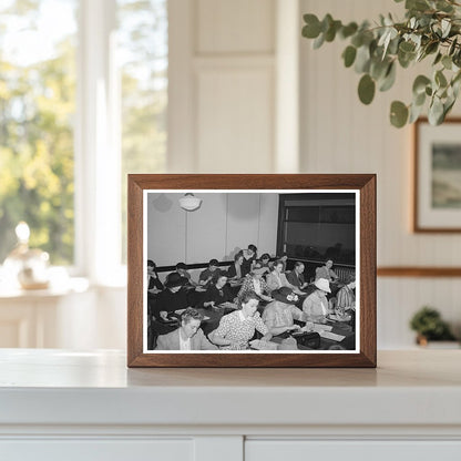 Machine Education Class San Diego Vocational School 1941