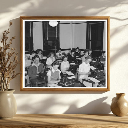 Typing Class at San Diego Vocational School June 1941