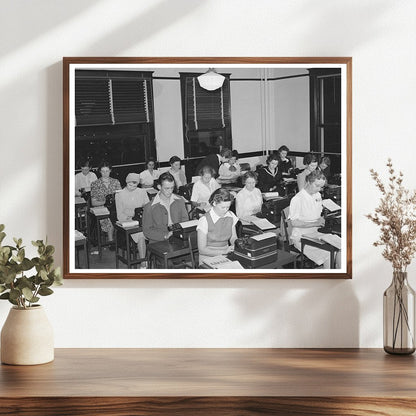 1941 Vintage Typing Class at San Diego Vocational School