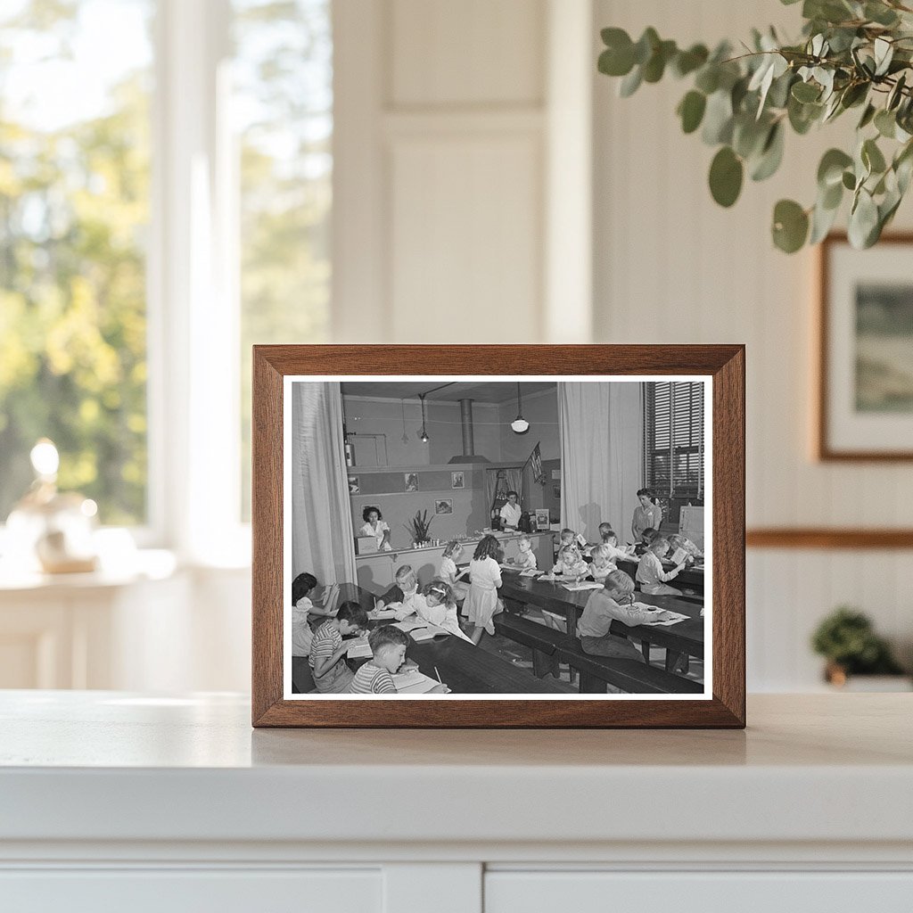 Students in Cafeteria Classes at Balboa School 1941