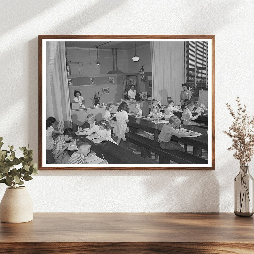 Students in Cafeteria Classes at Balboa School 1941