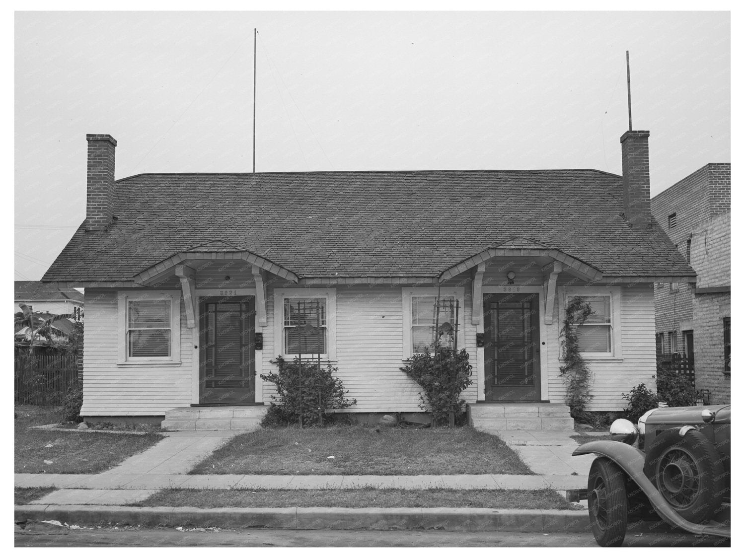 Duplex on Utah Street San Diego Rent Increase 1941