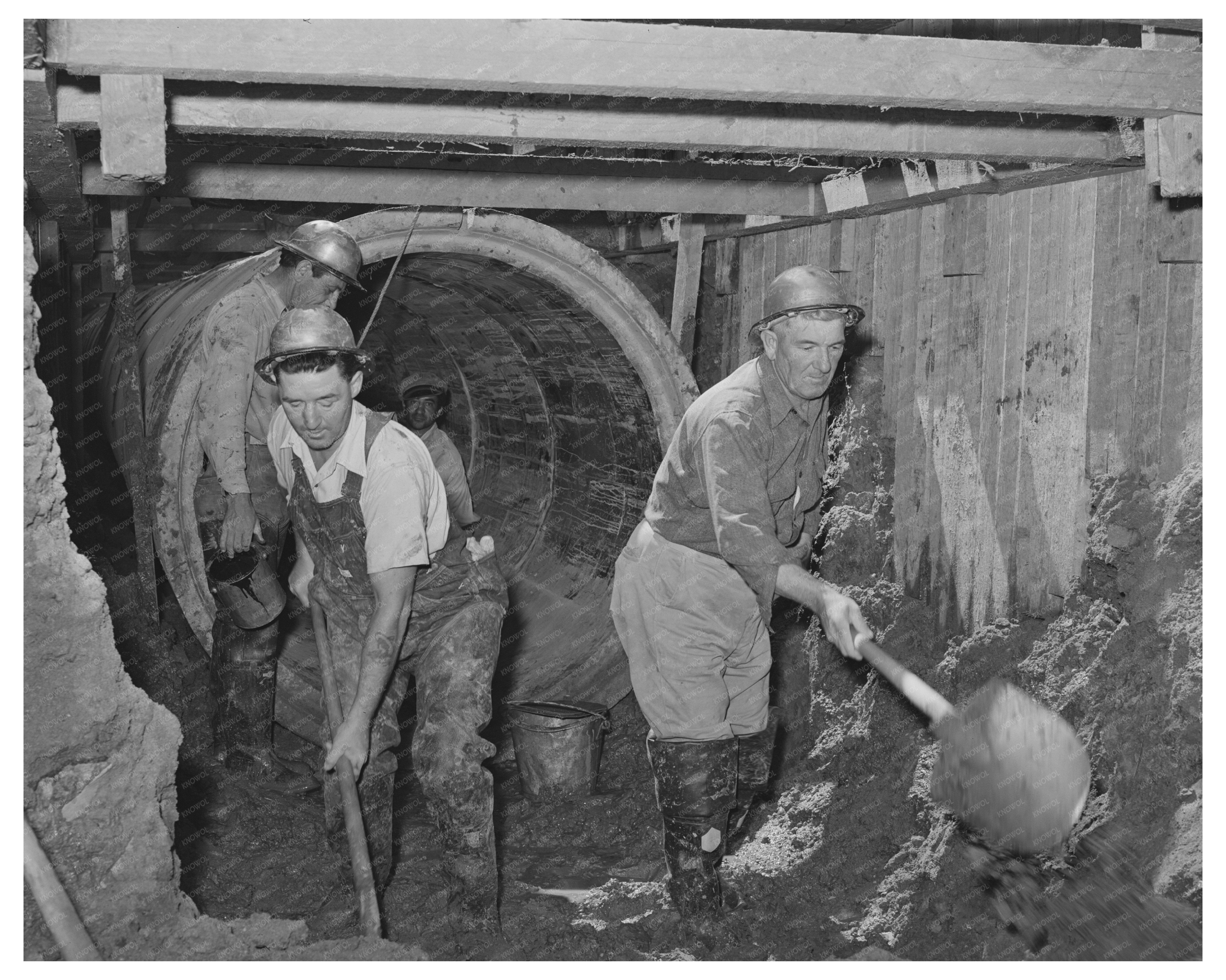 Sewage Line Construction in San Diego June 1941