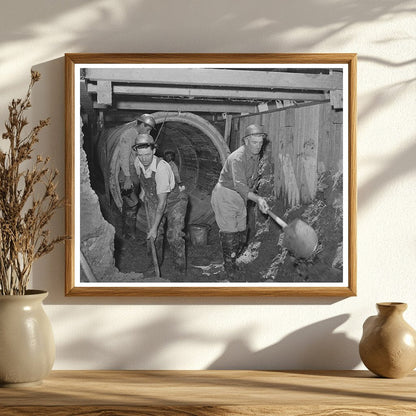 Sewage Line Construction in San Diego June 1941