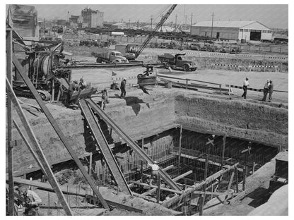 San Diego Sewage Plant Excavation May 1941