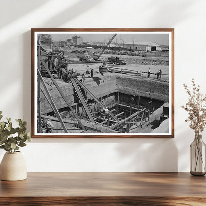 San Diego Sewage Plant Excavation May 1941