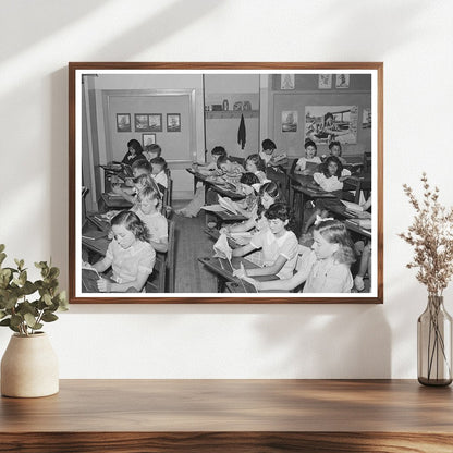 Students Learning in Cafeteria at Balboa School 1944