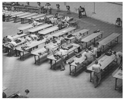 1941 Vocational School Workshop for Aircraft Workers in San Diego