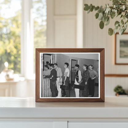 1941 Vintage Photo Tool Room Vocational School San Diego