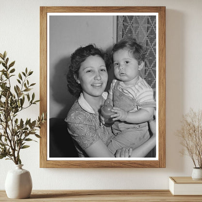 Mother and Child in San Diego California June 1941