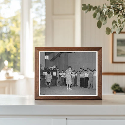 Schoolchildren and Teacher at Farm Labor Camp June 1941