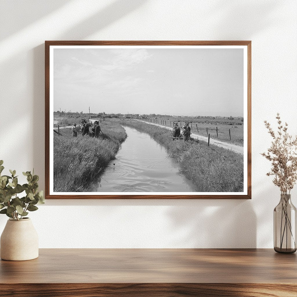 Irrigation Ditch in Canyon County Idaho 1941
