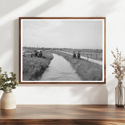 Irrigation Ditch in Canyon County Idaho 1941