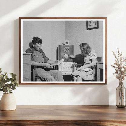 Family at Farm Security Administration Camp Caldwell Idaho 1941