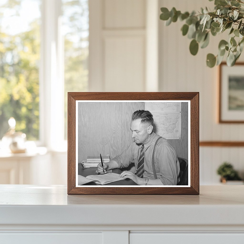 Manager at Farm Security Administration Camp Caldwell 1941