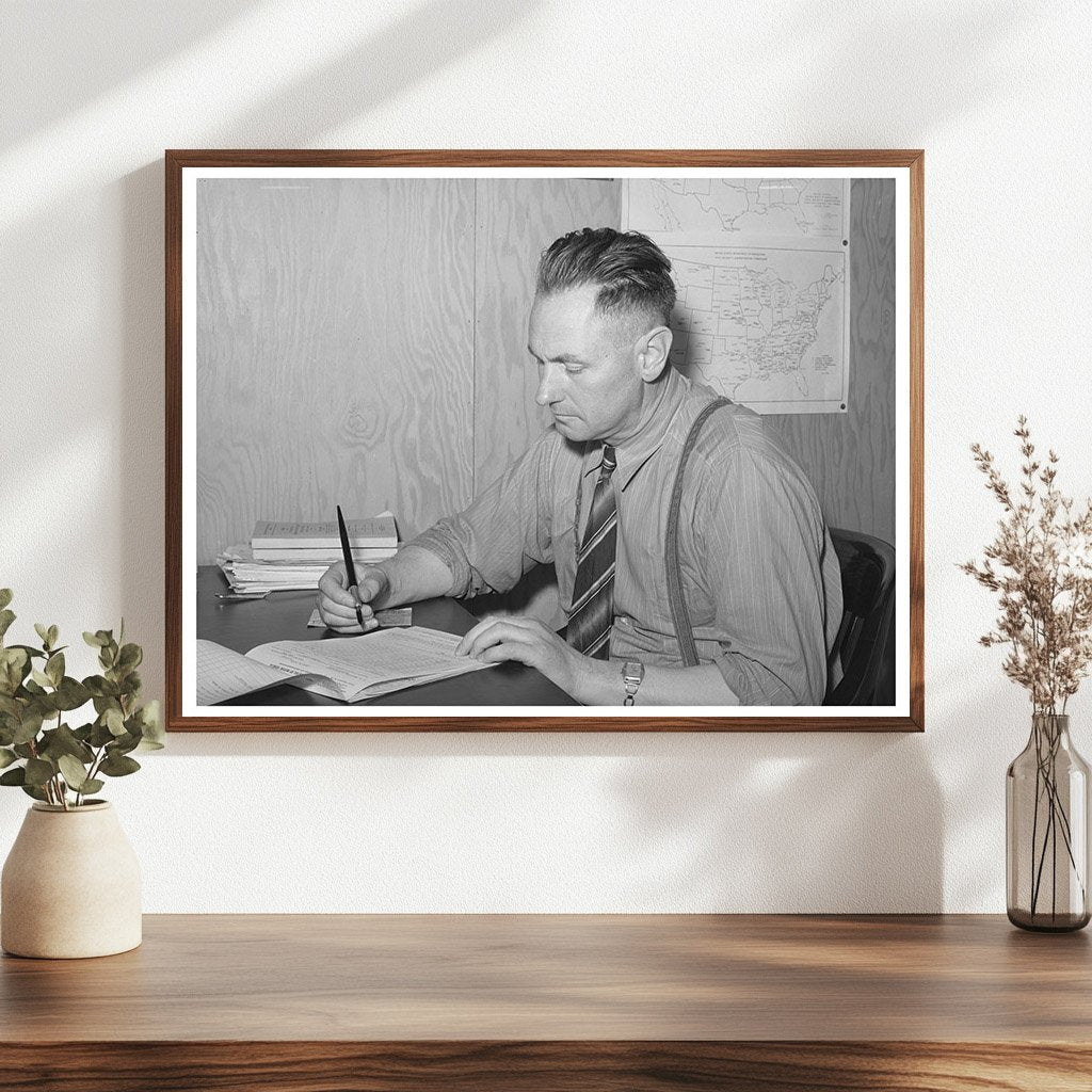 Manager at Farm Security Administration Camp Caldwell 1941