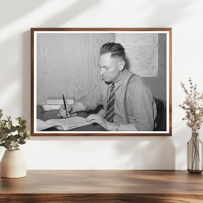 Manager at Farm Security Administration Camp Caldwell 1941