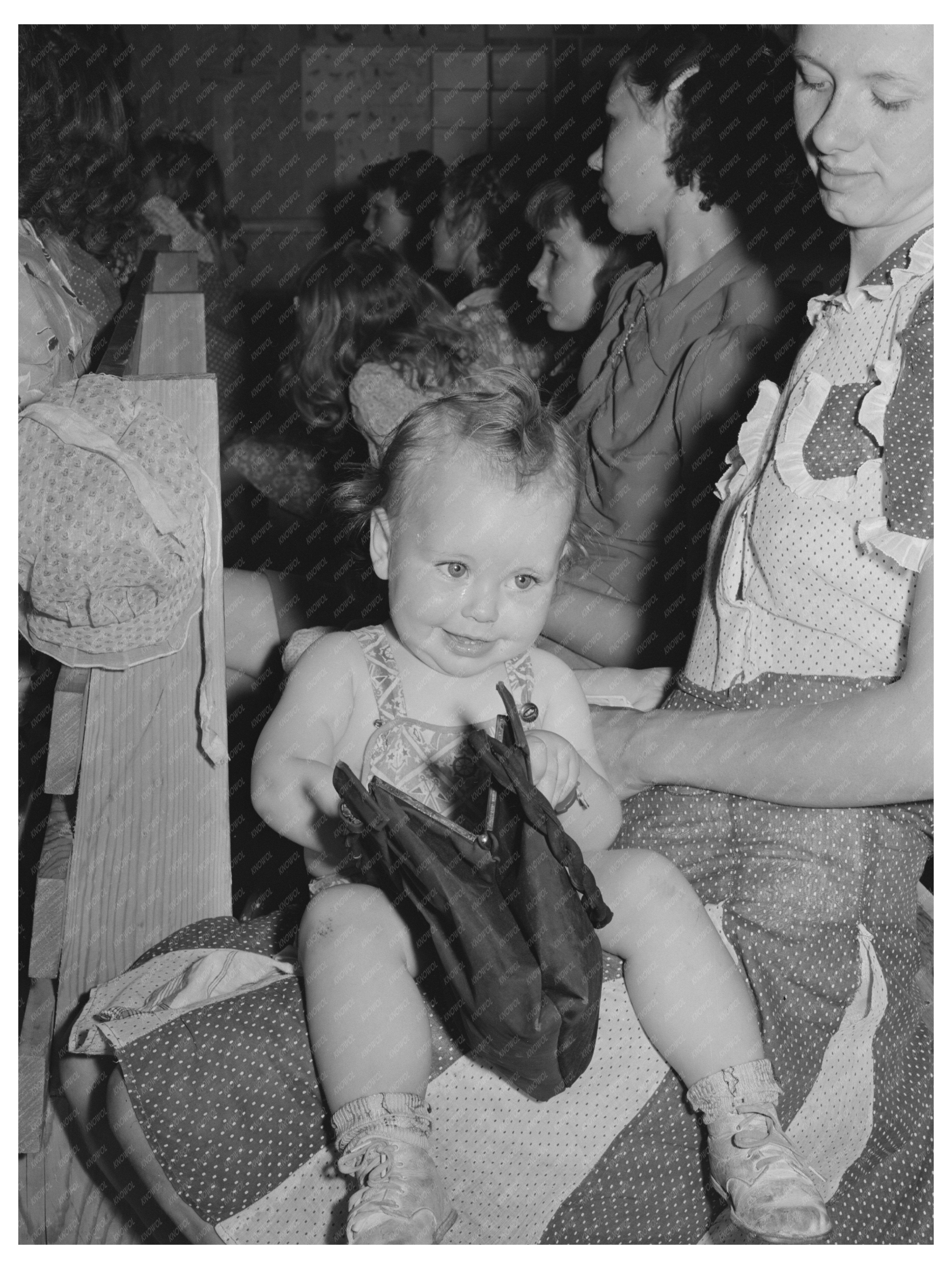 Farm Workers Wife and Daughter at 1941 Labor Camp Event