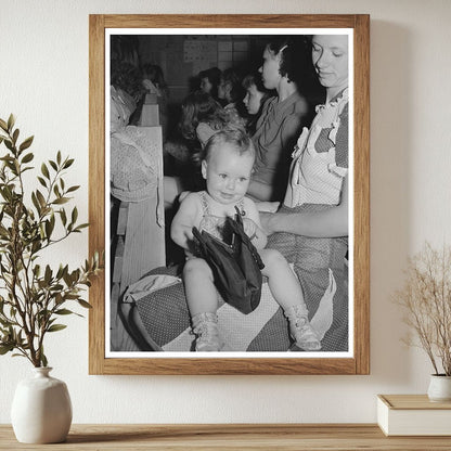 Farm Workers Wife and Daughter at 1941 Labor Camp Event