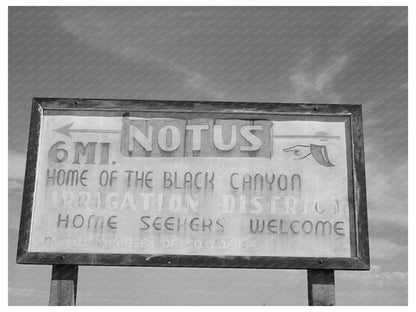 Black Canyon Irrigation Project Idaho 1941