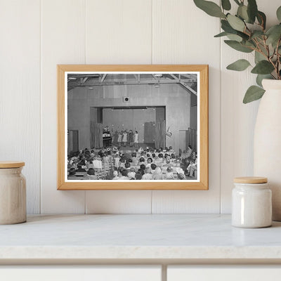 Children at Farm Security Administration Labor Camp 1941