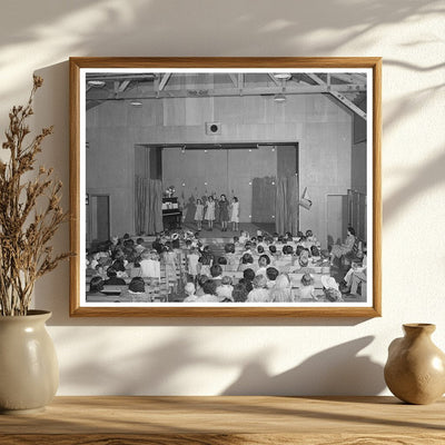 Children at Farm Security Administration Labor Camp 1941