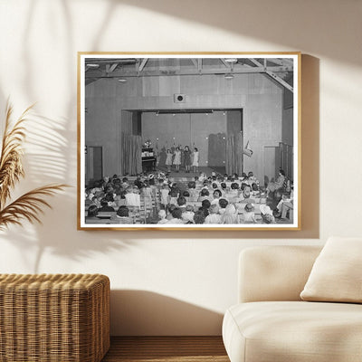 Children at Farm Security Administration Labor Camp 1941