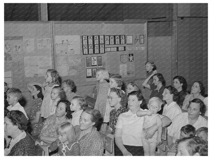 Mothers and Children at Schoolchildrens Performance 1941