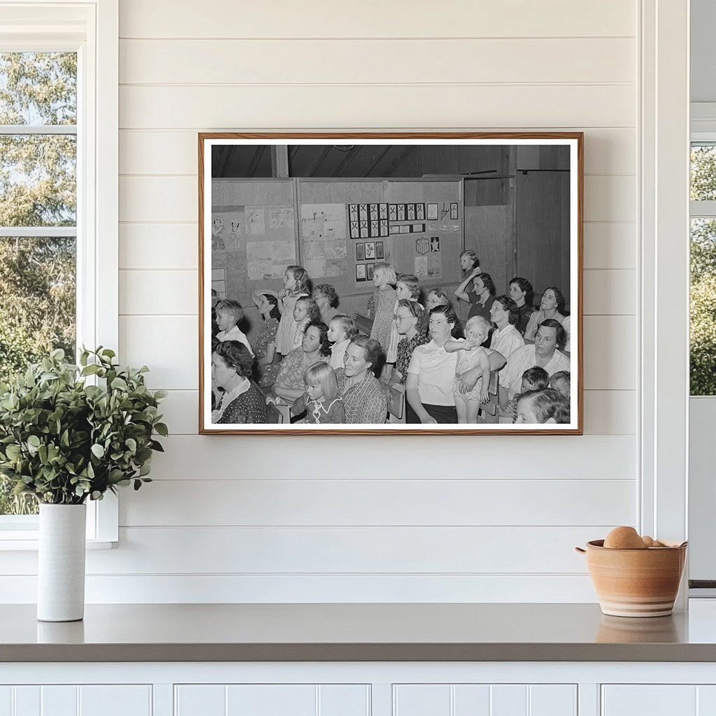 Mothers and Children at Schoolchildrens Performance 1941