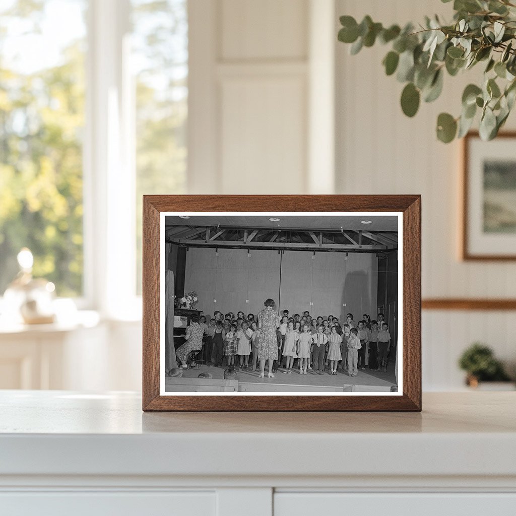 Schoolchildren End-of-Year Program Caldwell Idaho June 1941