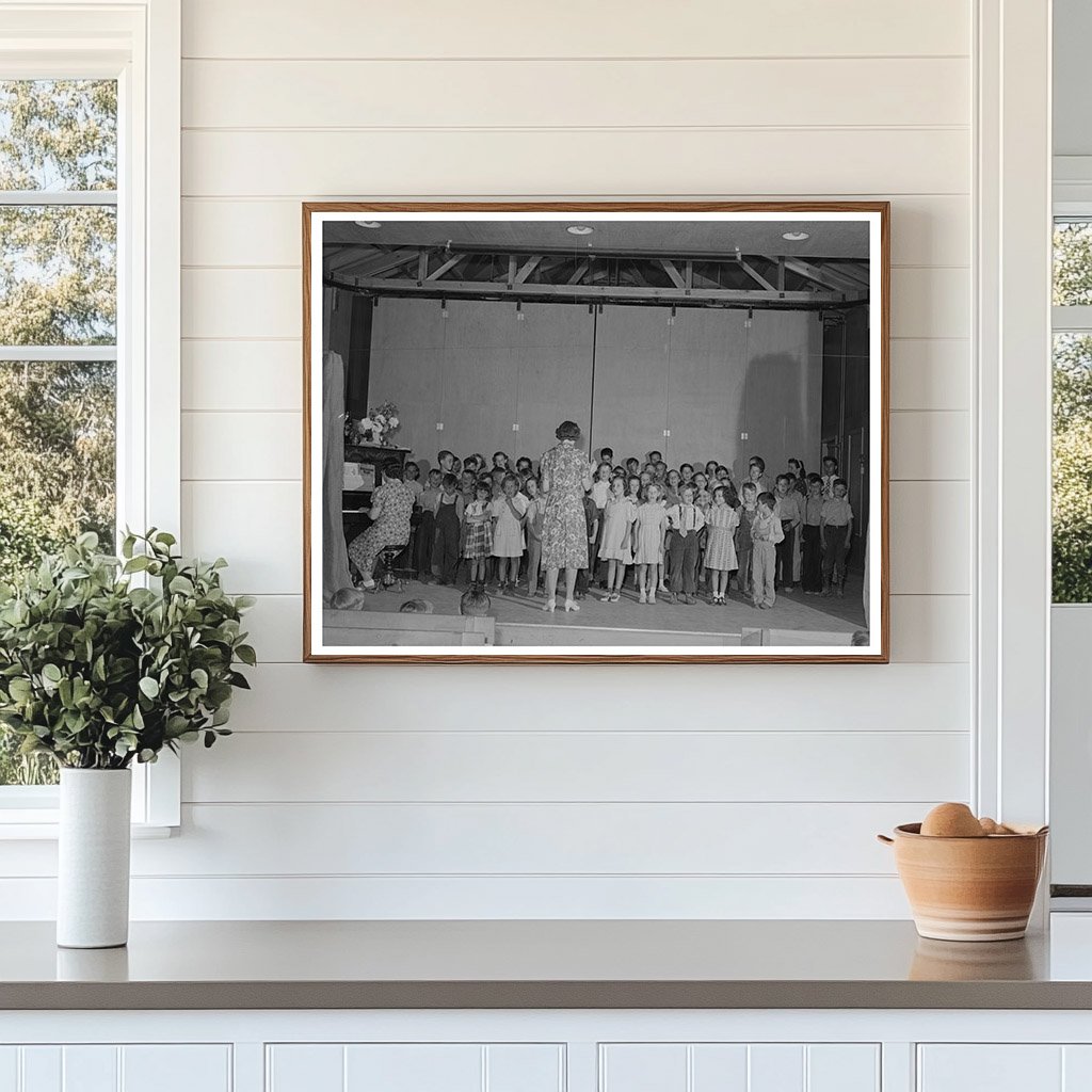 Schoolchildren End-of-Year Program Caldwell Idaho June 1941