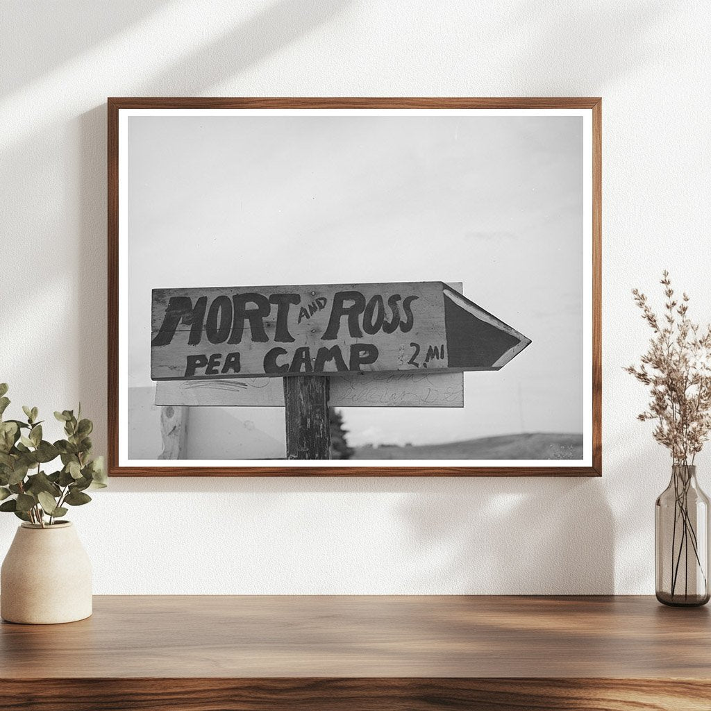 Contractors Pea Workers Camp Idaho June 1941