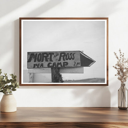 Contractors Pea Workers Camp Idaho June 1941