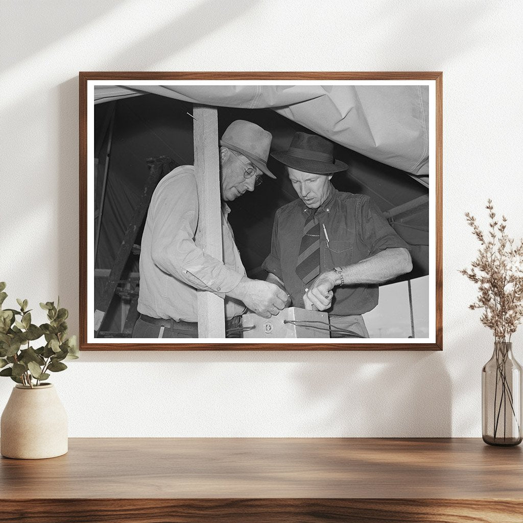 Farm Security Administration Labor Camp Electrical Inspection 1941