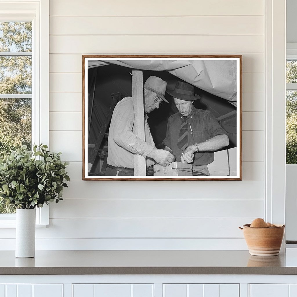 Farm Security Administration Labor Camp Electrical Inspection 1941