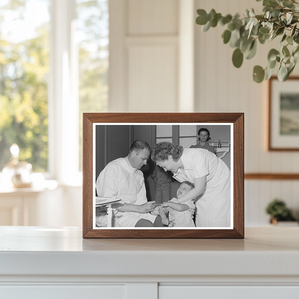 Doctors Administer Tick Fever Serum in Caldwell Idaho 1941