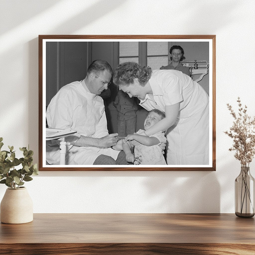 Doctors Administer Tick Fever Serum in Caldwell Idaho 1941