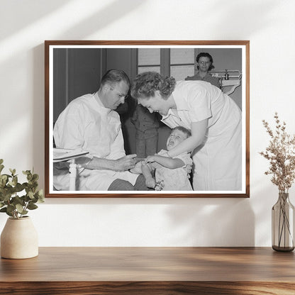 Doctors Administer Tick Fever Serum in Caldwell Idaho 1941