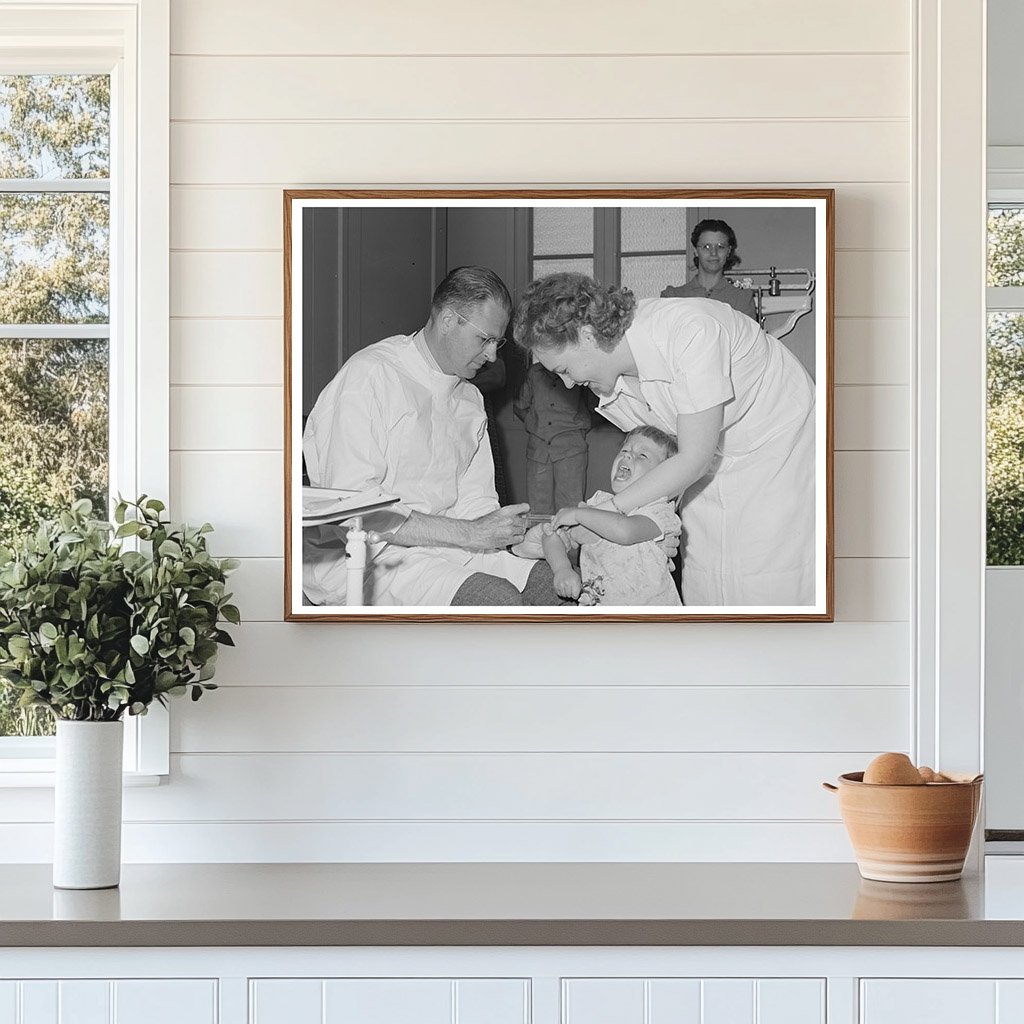 Doctors Administer Tick Fever Serum in Caldwell Idaho 1941