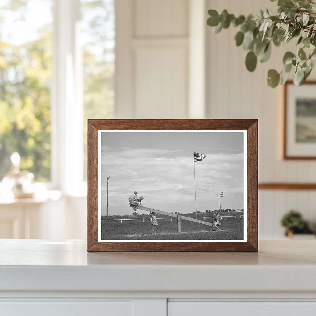 Children at Farm Labor Camp Caldwell Idaho June 1941