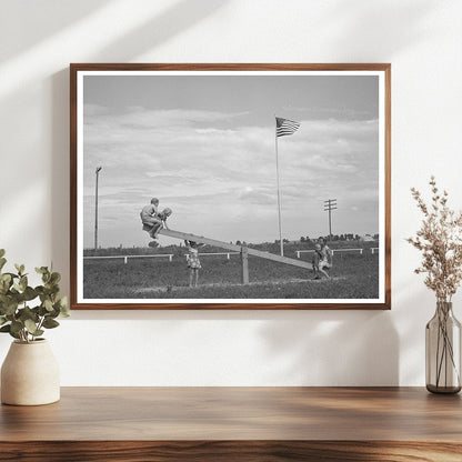 Children at Farm Labor Camp Caldwell Idaho June 1941
