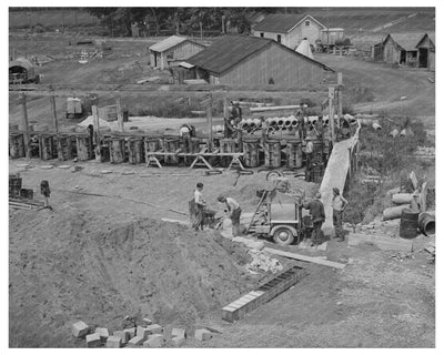 Irrigation Tiling Process in Canyon County Idaho 1941