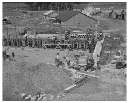 Irrigation Tiling Process in Canyon County Idaho 1941