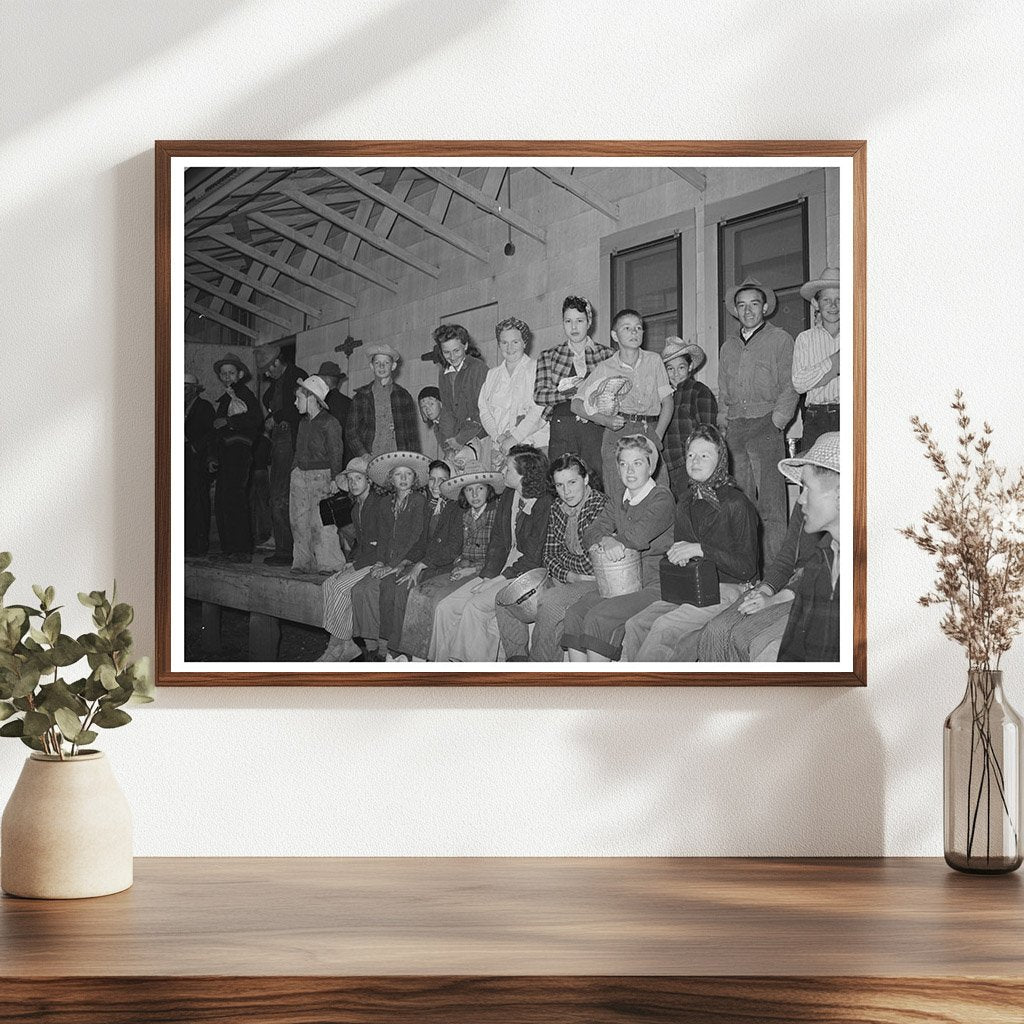 High School Students Picking Peas in Idaho June 1941