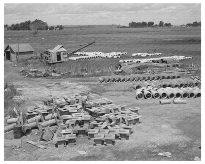 Irrigation Tiles Canyon County Idaho June 1941