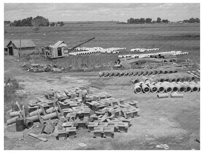 Irrigation Tile in Canyon County Idaho June 1941