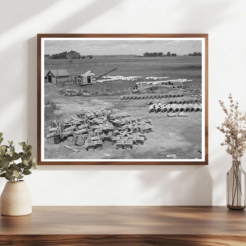 Irrigation Tile in Canyon County Idaho June 1941