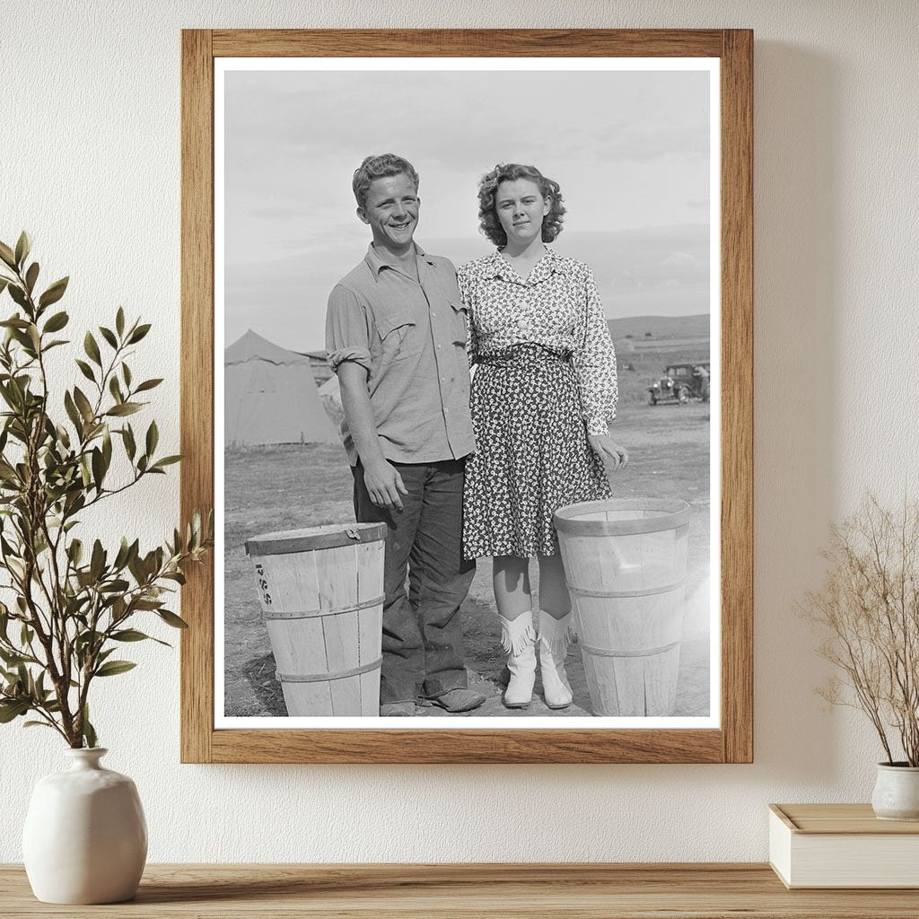 Champion Pea Pickers in Canyon County Idaho 1941